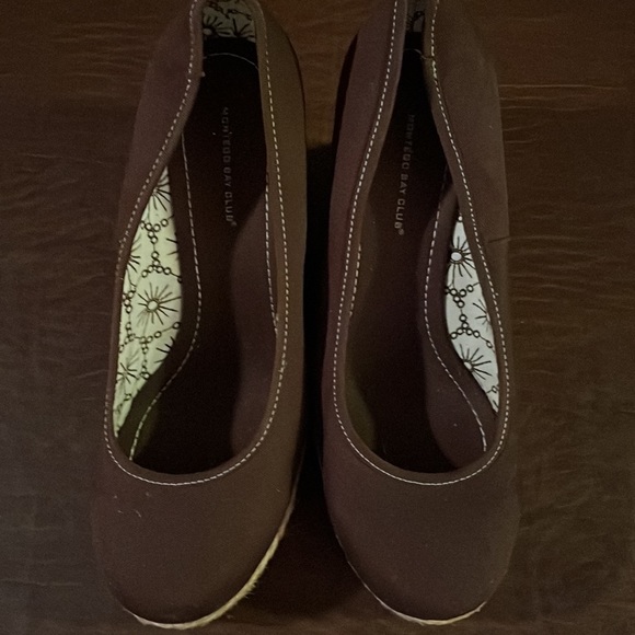 Montego Bay Club 9 1/2 W espadrilles wedges - Picture 3 of 5